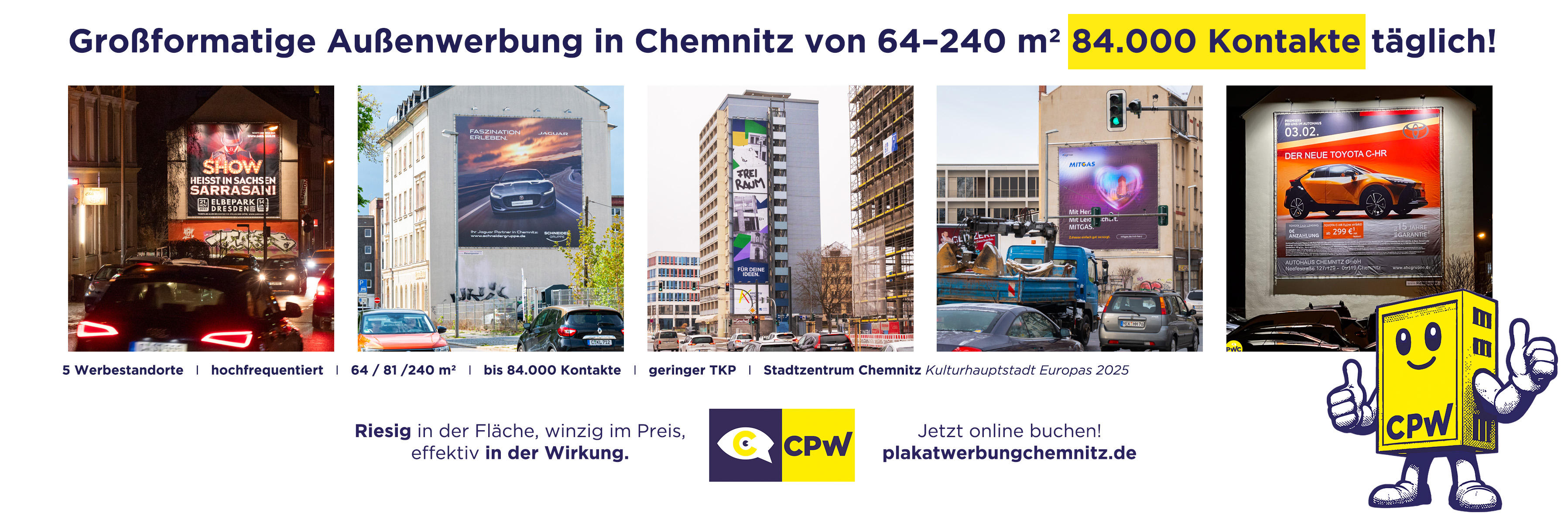 Bild 1 CPW Plakatwerbung Chemnitz / Markeking GmbH in Chemnitz