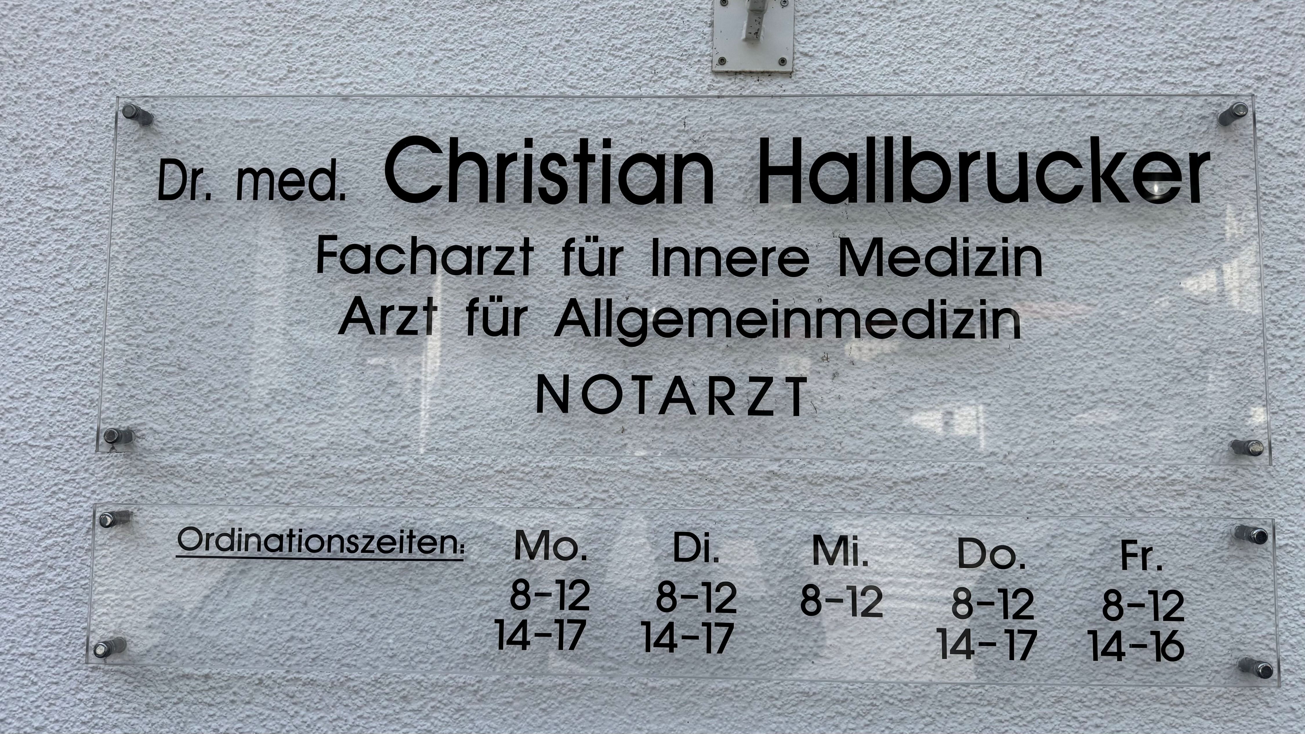 Bild 1 von Dr. Christian Hallbrucker