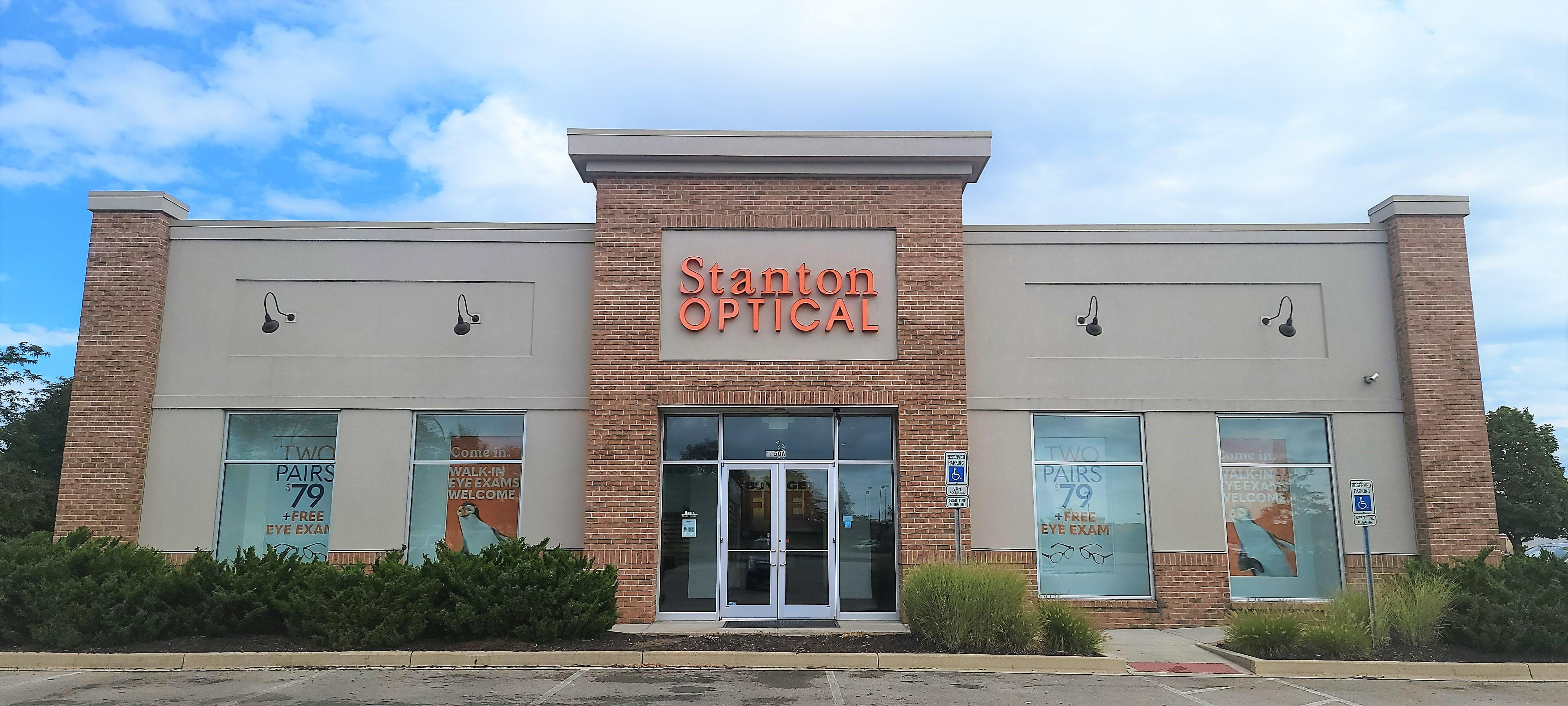 Storefront at Stanton Optical store in Beavercreek, OH 45431