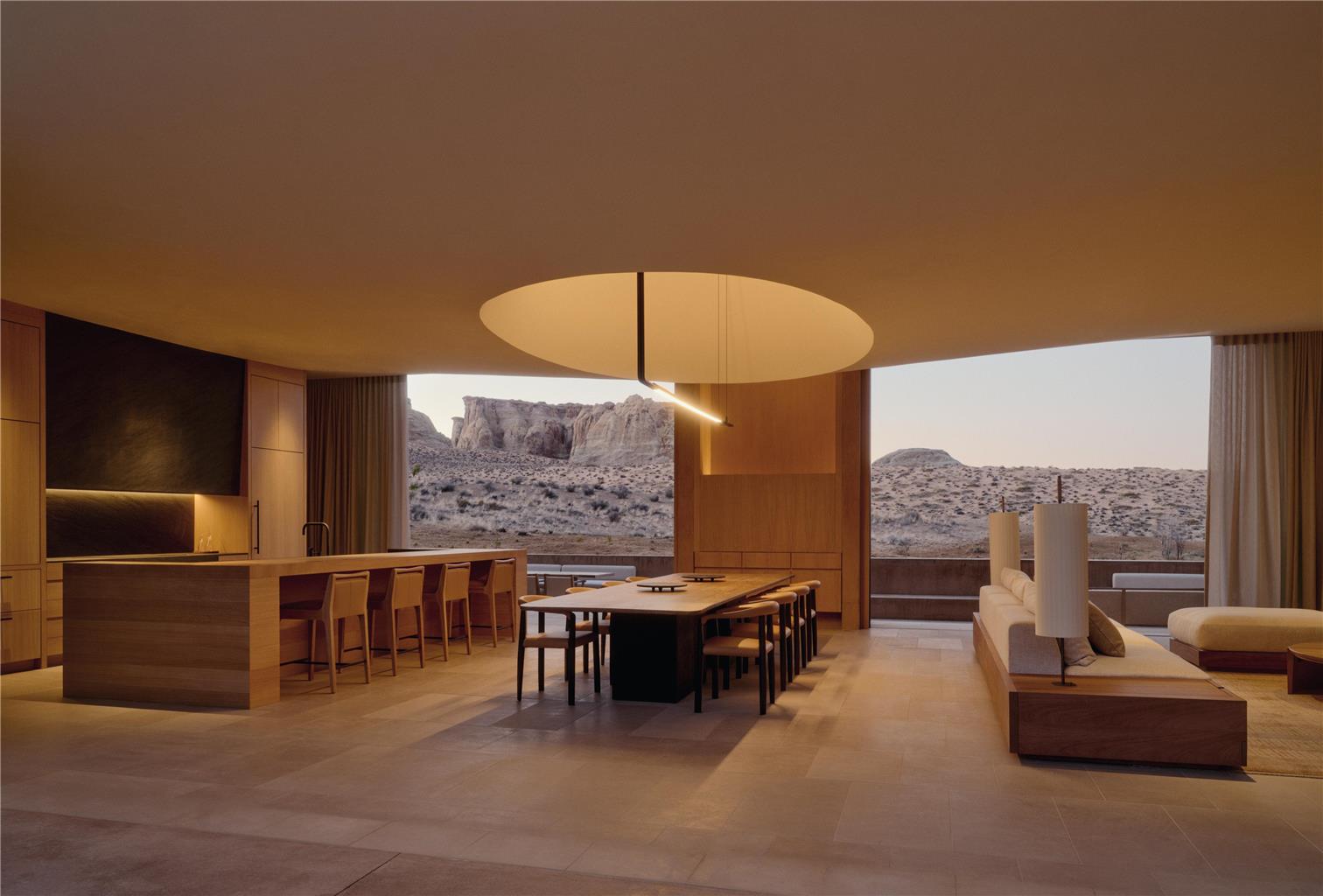 Amangiri USA Residences Six Bedroom Villa Living amp Dining Room