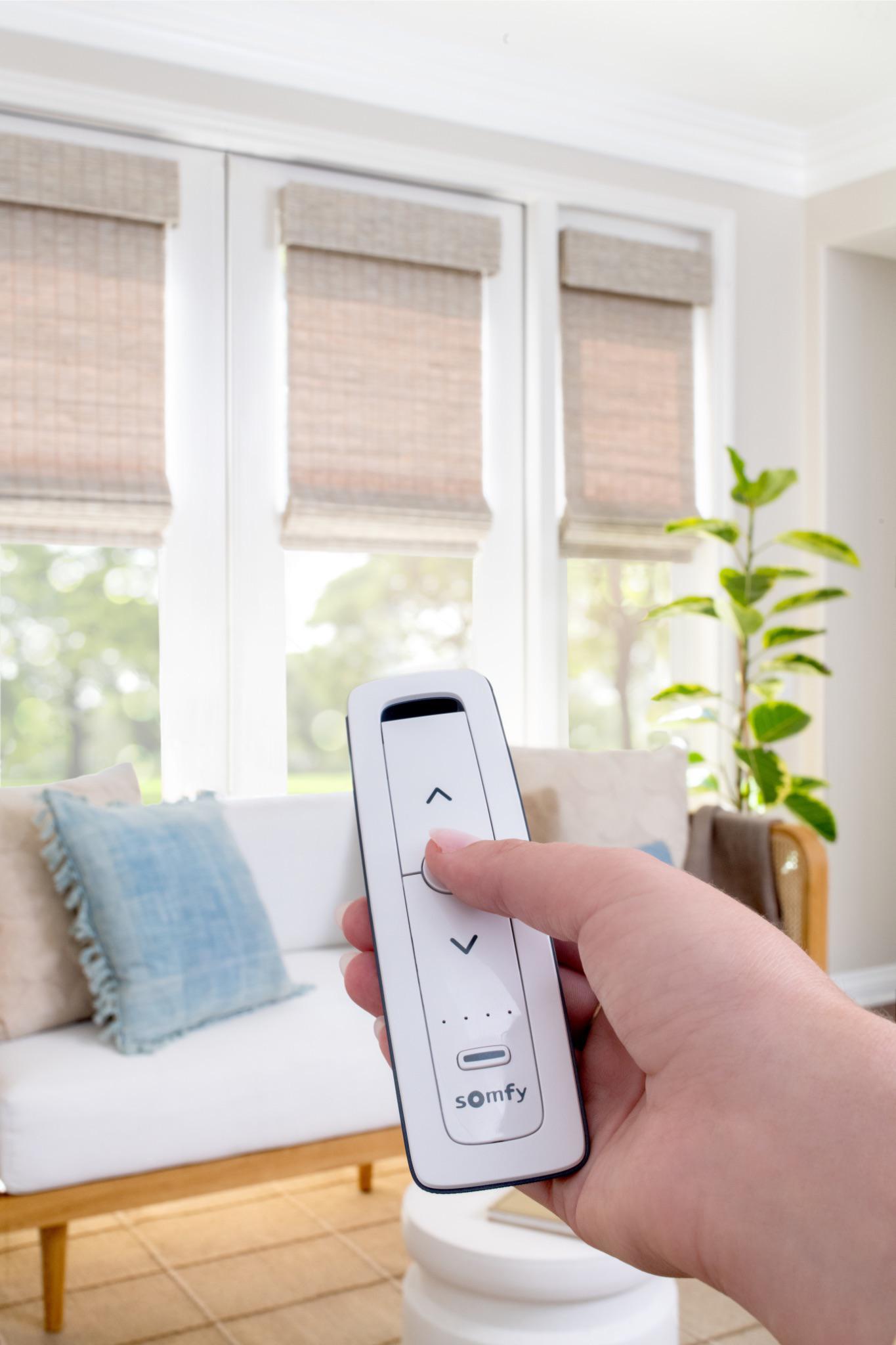 Experience the perfect blend of elegance and innovation with our motorized remote-controlled shades. Elevate your space with the touch of a button.