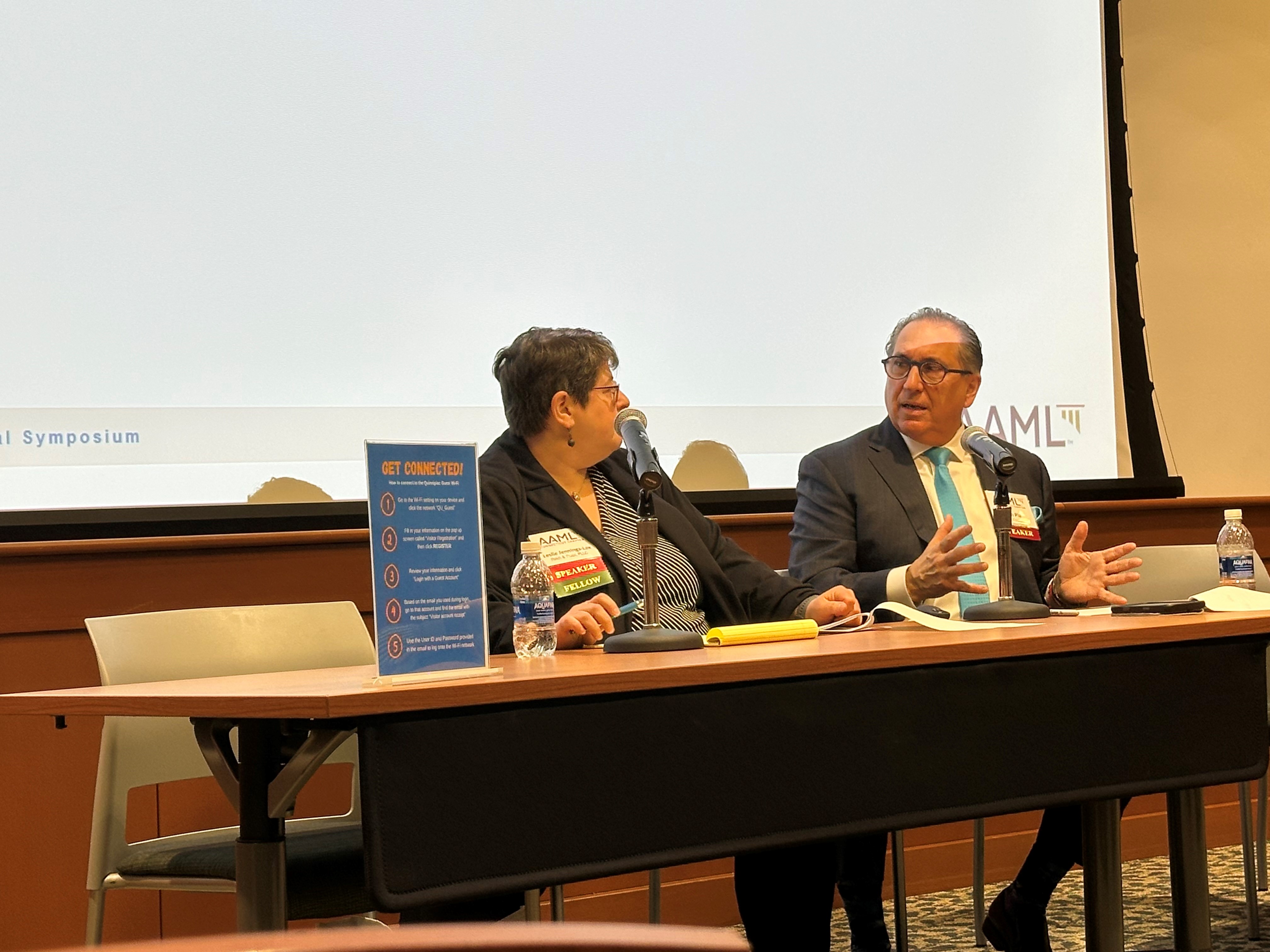 Leslie I. Jennings-Lax, Attorney at CT AAML seminar.