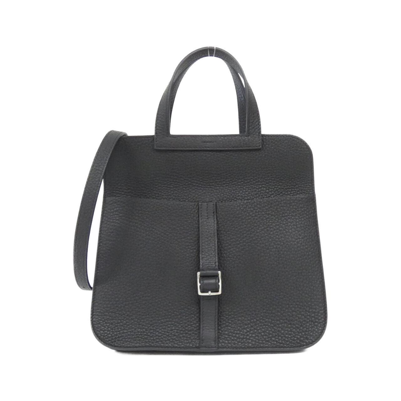 エルメス アルザン 25cm 082027CK トリヨンクレマンス BLACK シルバー金具 B刻印