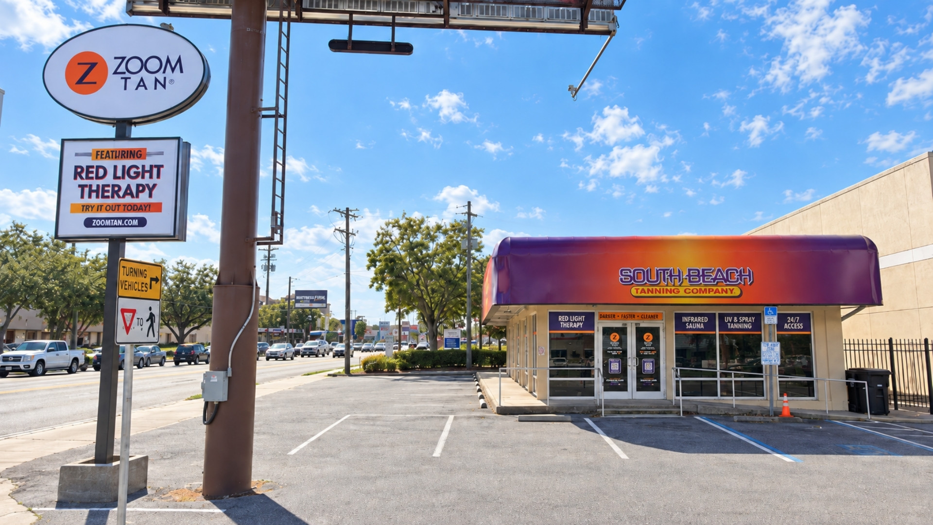 Zoom Tan Store Front in Tampa, FL (Former South Beach Tanning) off of S Dale Mabry Highway 