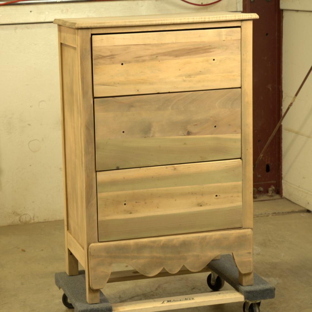 Chest of Drawers Stripped - Front View