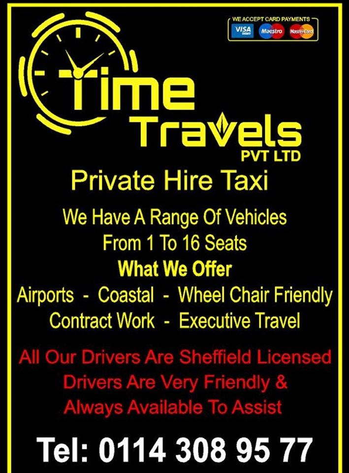 Time Travels PVT Limited Sheffield 01143 089577