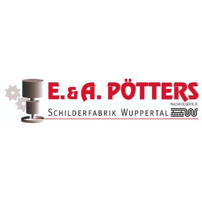 E. & A. Pötters Nachfolger e.K. Schilder- und Stempelfabrik Wuppertal Logo
