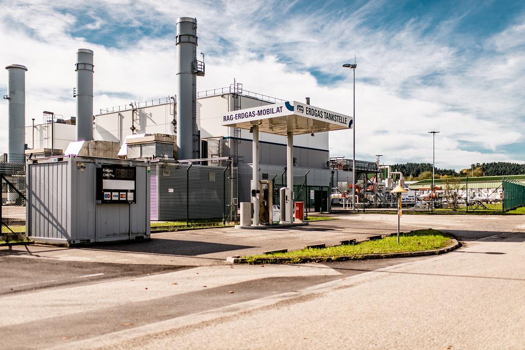 Bilder CNG Tankstelle - RAG Austria AG
