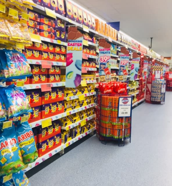 B&M's new store in Leighton Buzzard stocks a cracking range of Easter eggs and seasonal confectionery.