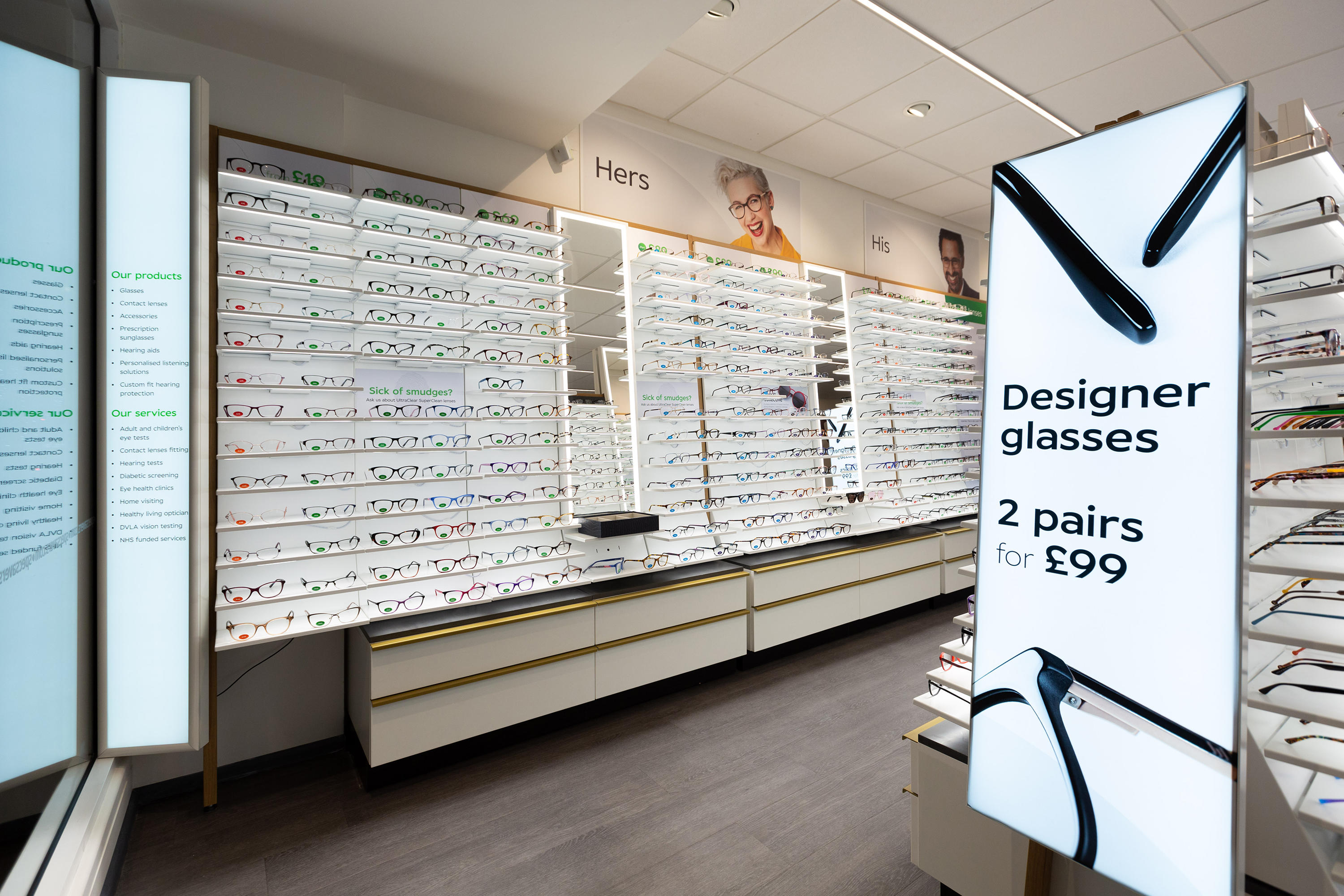Specsavers Dudley - glasses showroom Specsavers Opticians and Audiologists - Dudley Dudley 01384 214851