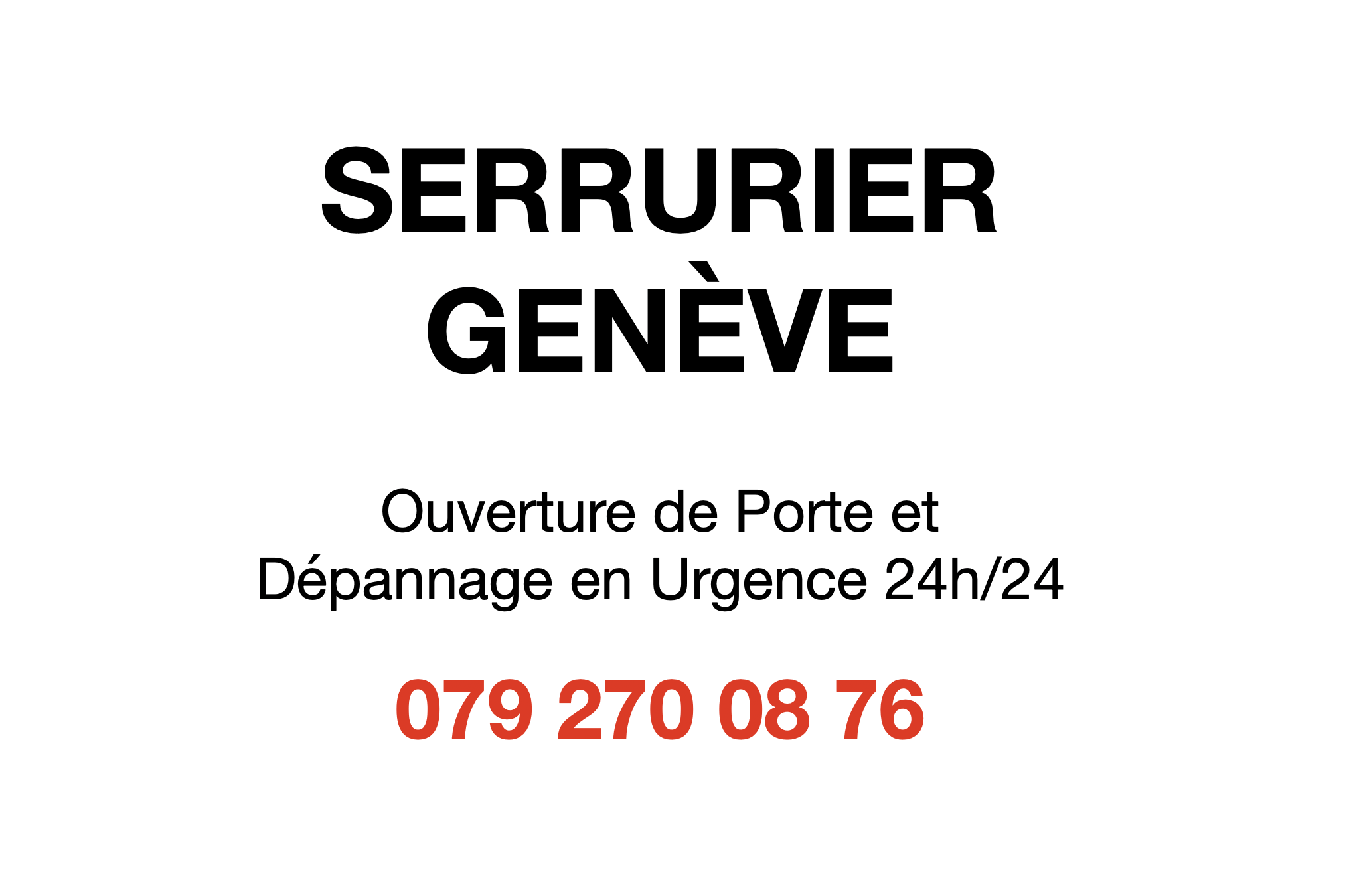 Bilder SOS SERRURIER 24 Genève