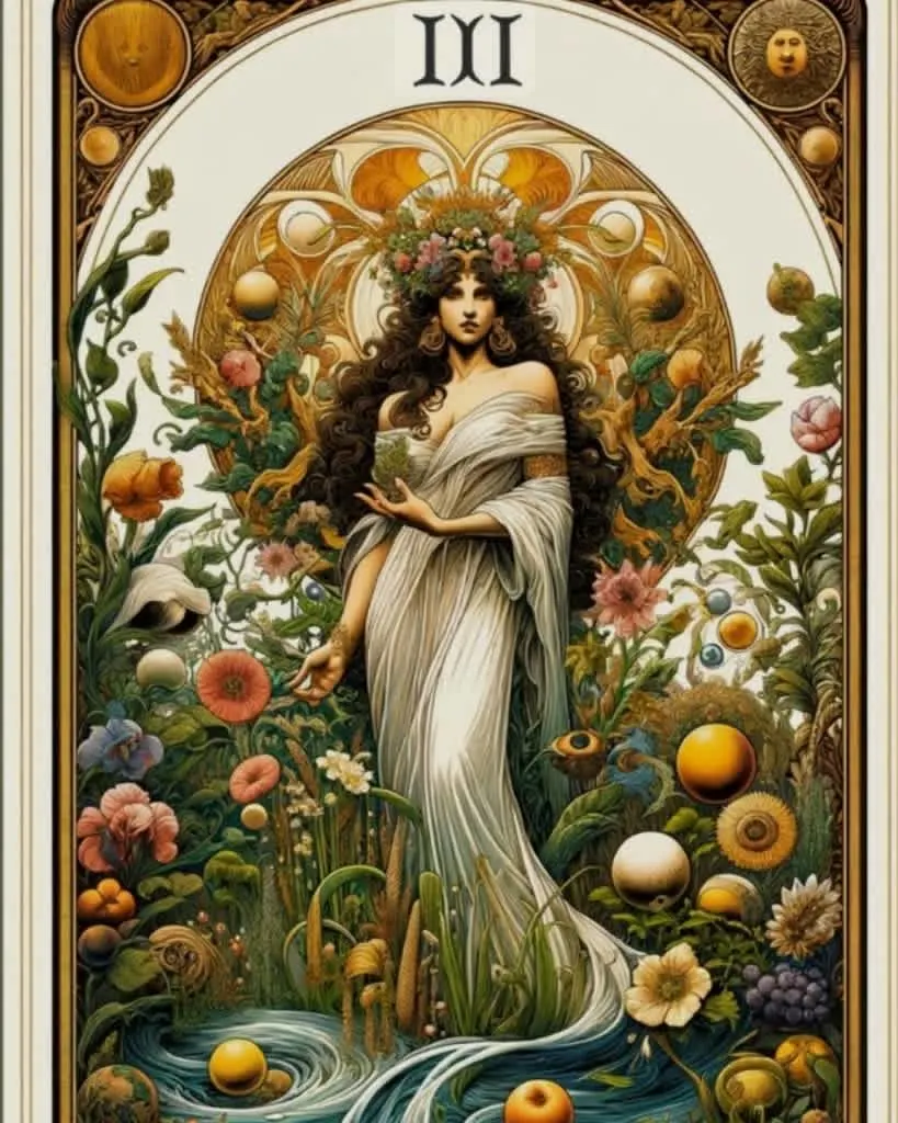 Images Emerald Empress Tarot 444