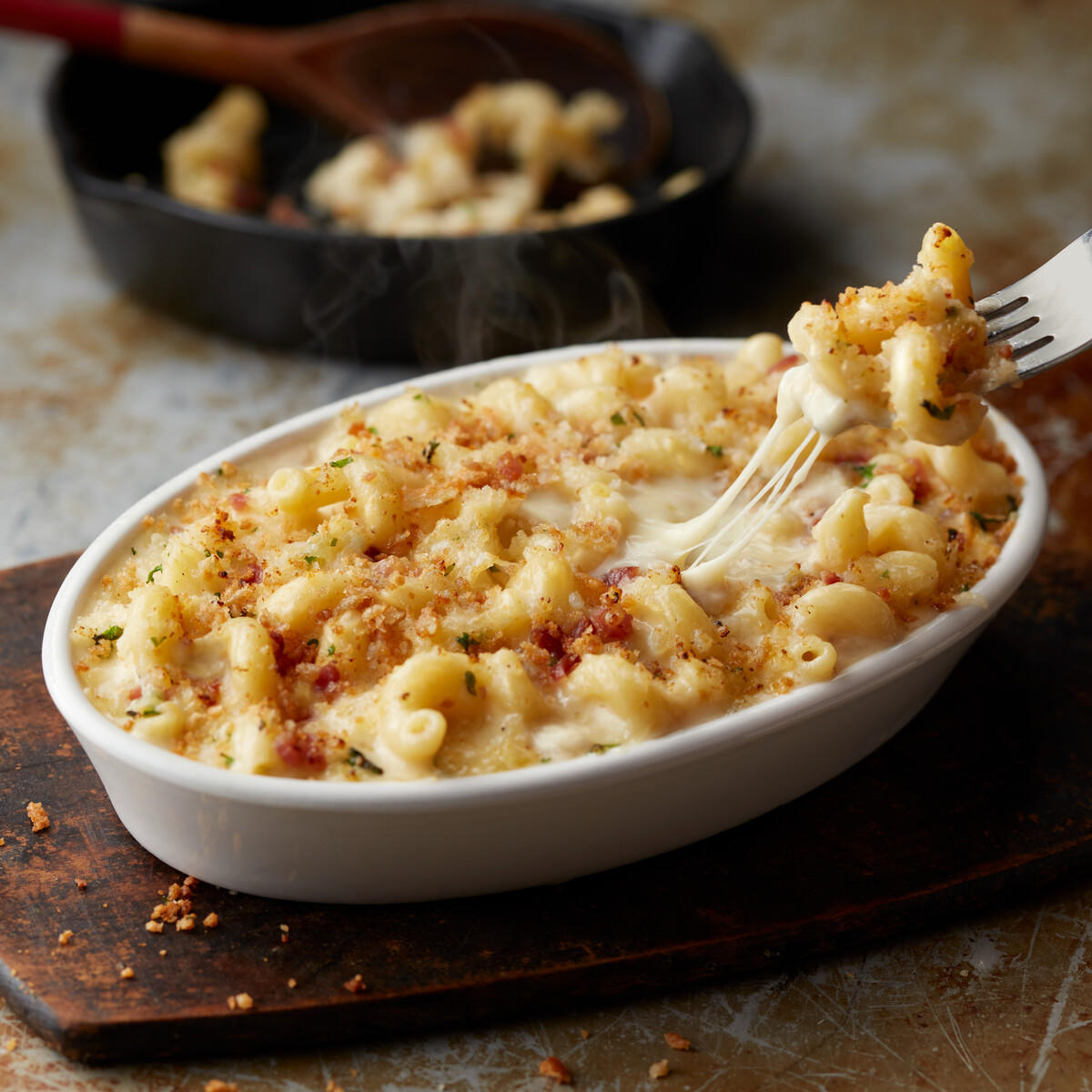 LongHorn's Steakhouse Mac & Cheese with applewood smoked bacon and four cheeses. LongHorn Steakhouse Midvale (801)566-3235