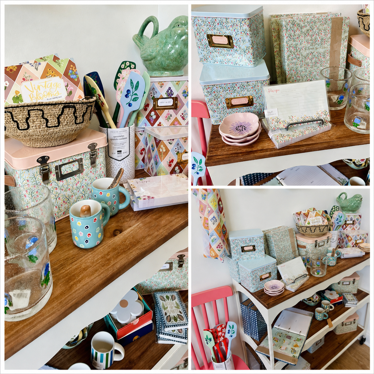 Discover thoughtful bridal shower and wedding gifts at Decorate Indy, featuring floral recipe boxes, 