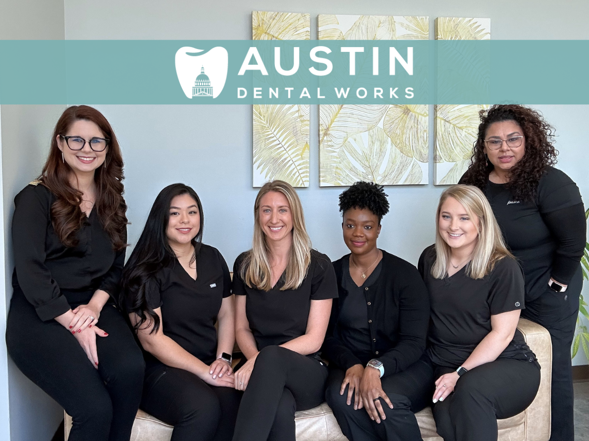 Austin dentist Dr. Lindsey Jaros & Team
Austin Dental Works
4601 North Lamar Boulevard
Suite 503 Austin, TX 78751
https://www.austindentalworks.com