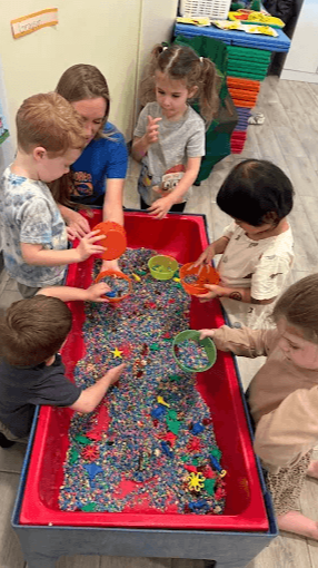 Step into a bright play space where your child is free to explore at their own pace. Gymboree’s play spaces in Frisco are thoughtfully arranged to help babies, toddlers, and preschoolers try new things with confidence.
