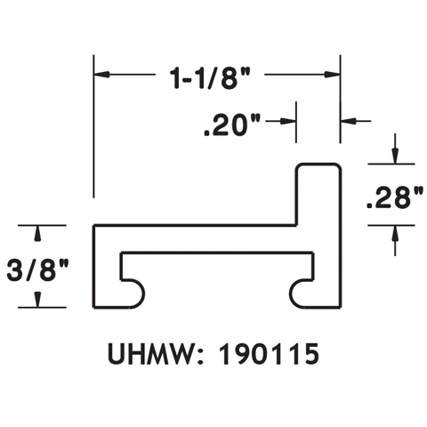 Conveyor Guide Rail Components