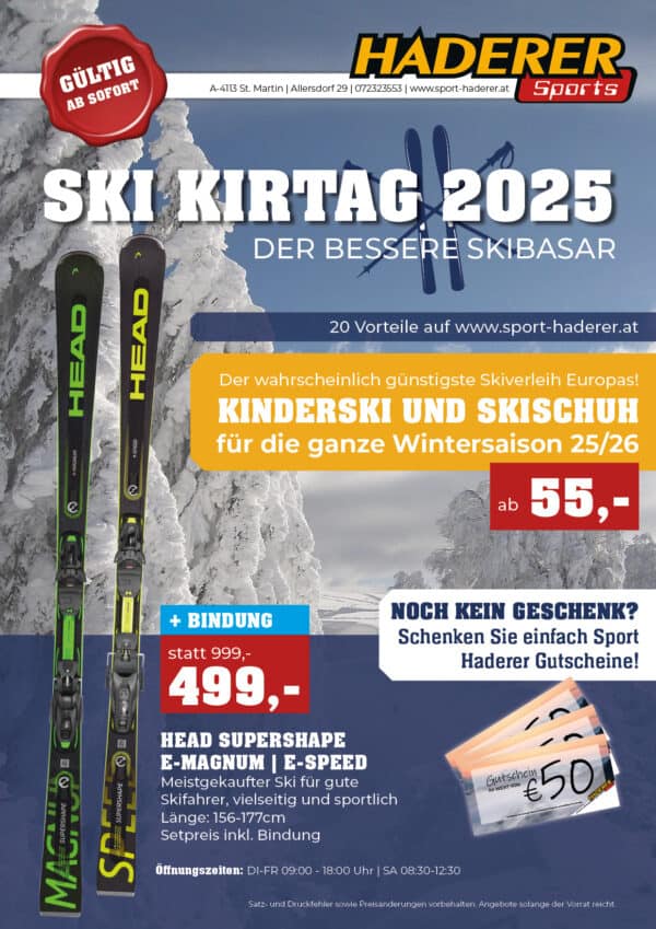 Sport Andreas Haderer e.U., Allersdorf 29 in St. Martin im Mühlkreis