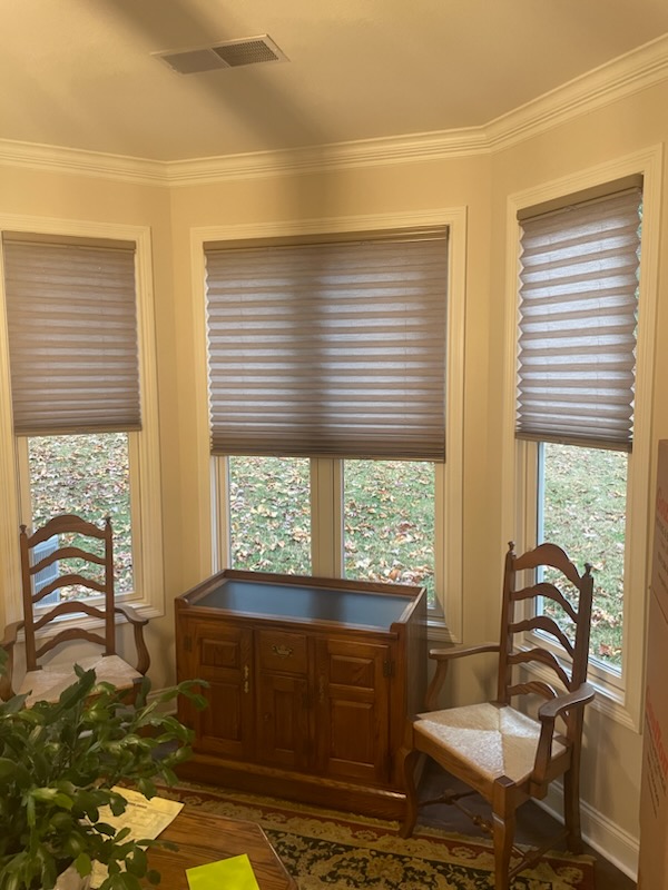 Where classic charm meets contemporary flair . The pleated shades add just the right amount of elega Budget Blinds of Knoxville & Maryville Knoxville (865)588-3377
