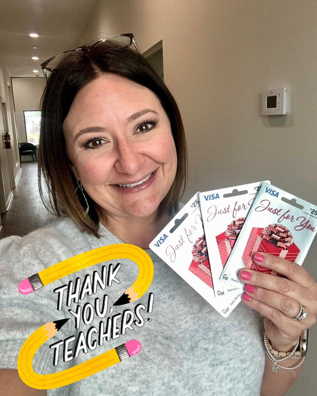 Drum roll friends…our TEACHER APPRECIATION surprises today go to…Rylie McFarlain, Baylee Treme, and  Jennifer Mabou - State Farm Insurance Agent Sulphur (337)527-0027