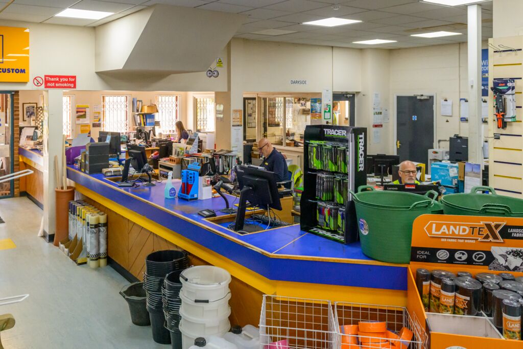 Image of MKM Scarborough branch trade counter