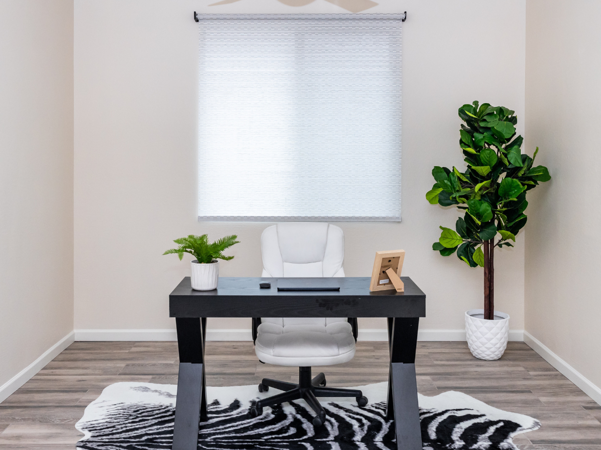 Working from home just got a whole lot brighter! Our roller shades are here to save the day, blocking out glare and unwanted light so you can focus like a boss in your home office.
