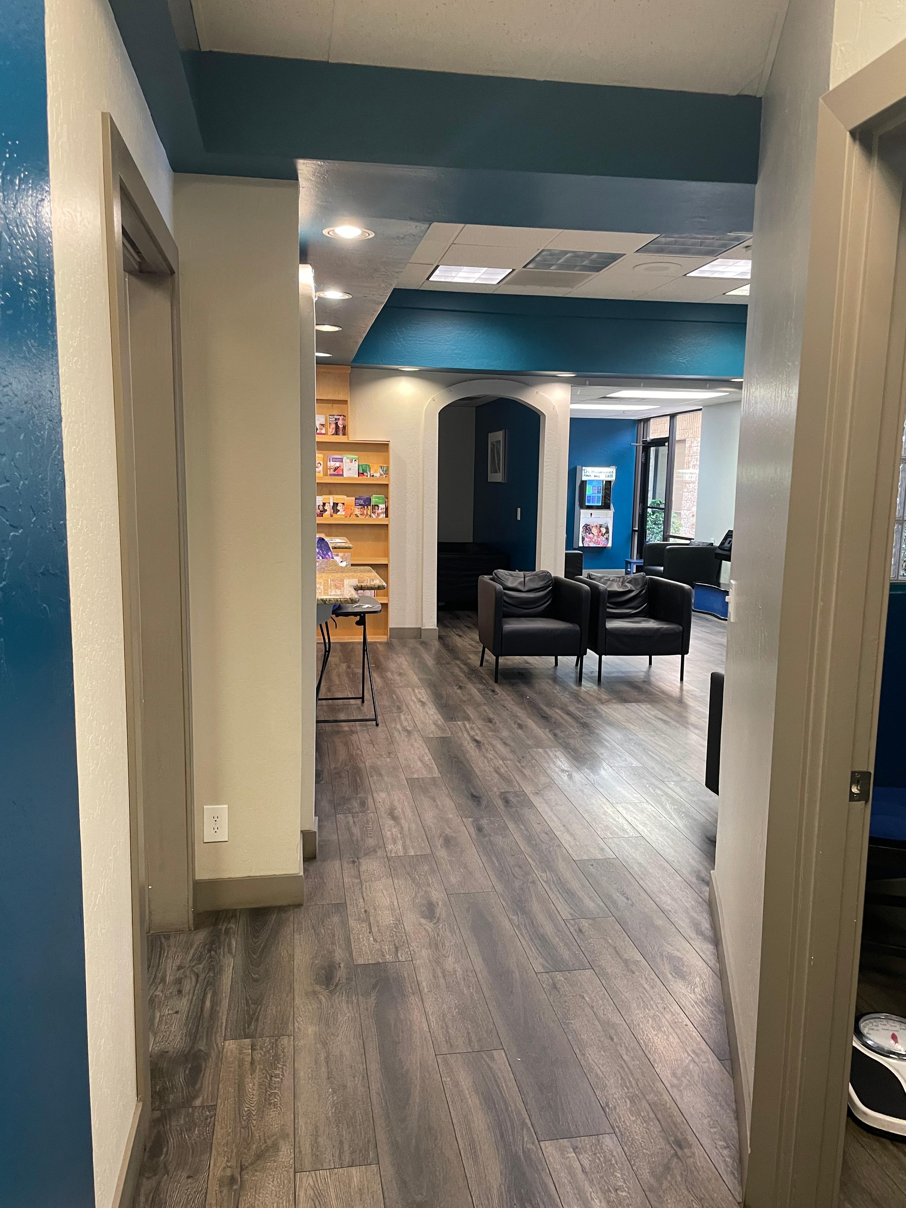 Waiting Room and Hallway at North Phoenix Pediatric Dentistry