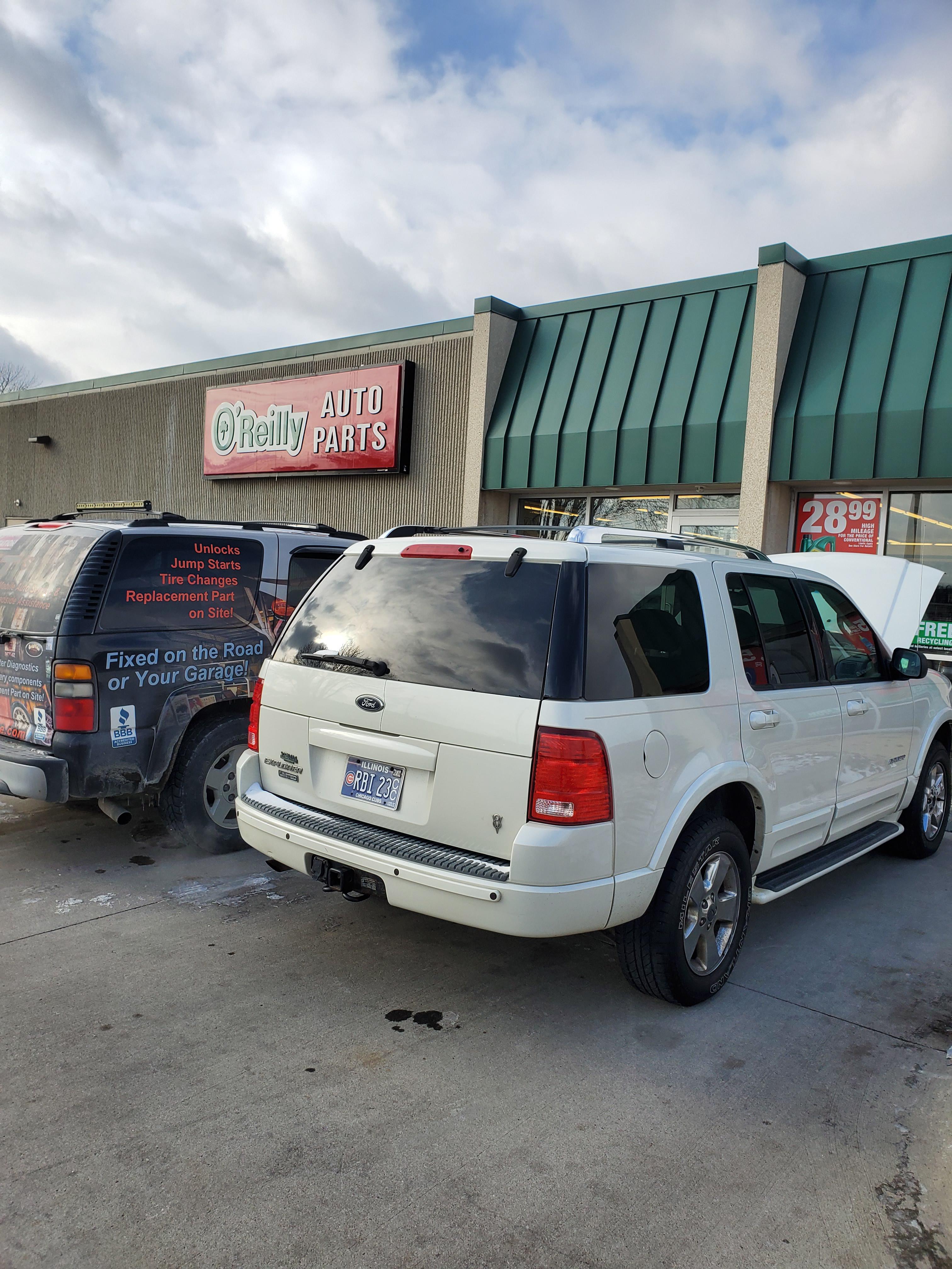 Alternator Replacement by Fast T's on a Ford Explorer at Oriellys in Clive, IA.