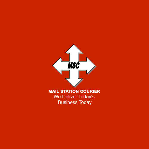 Mail Station Courier Logo
