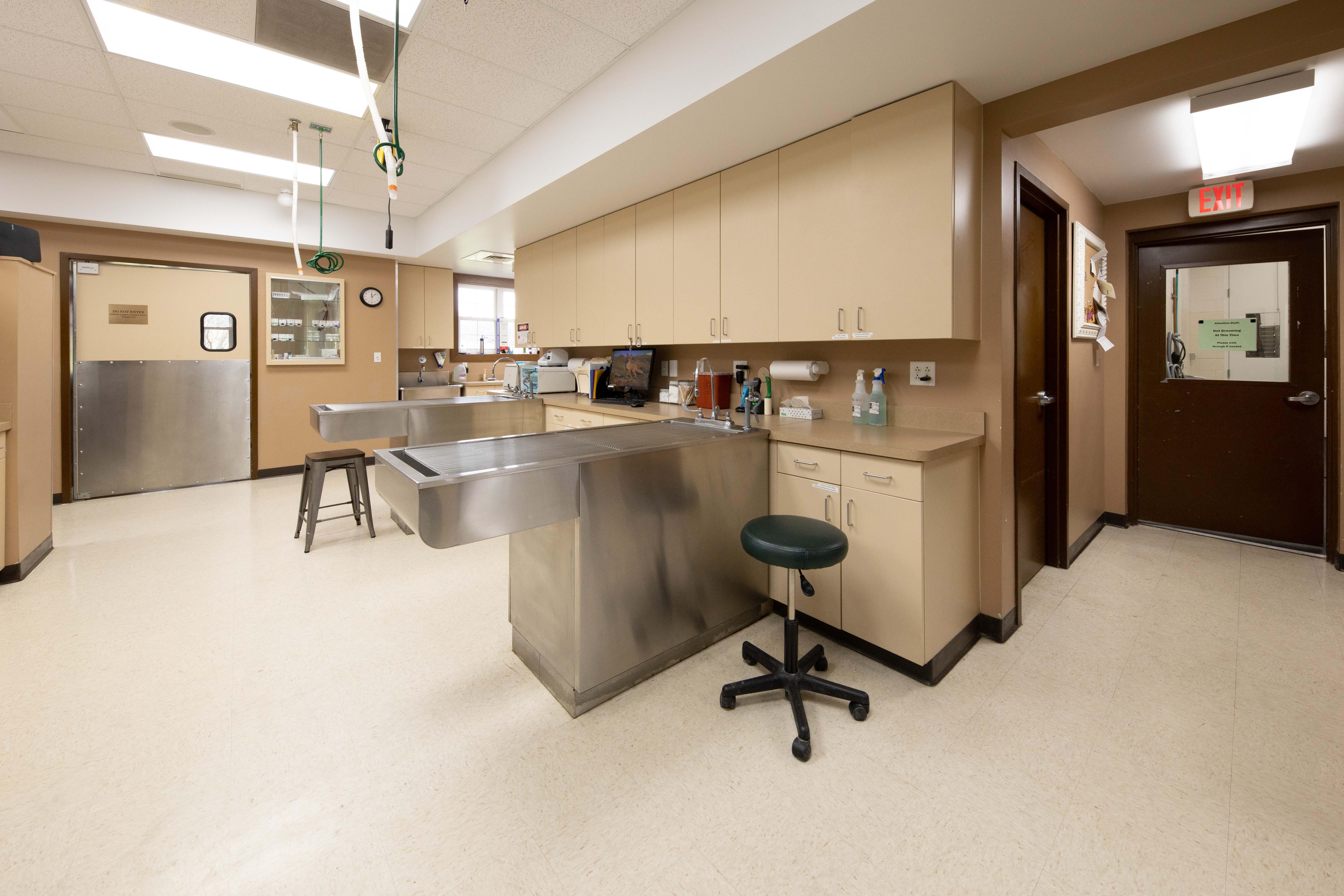 Our facility houses multiple exam rooms, a treatment area, an in-house laboratory, a surgical suite, and digital radiography and ultrasound technology.