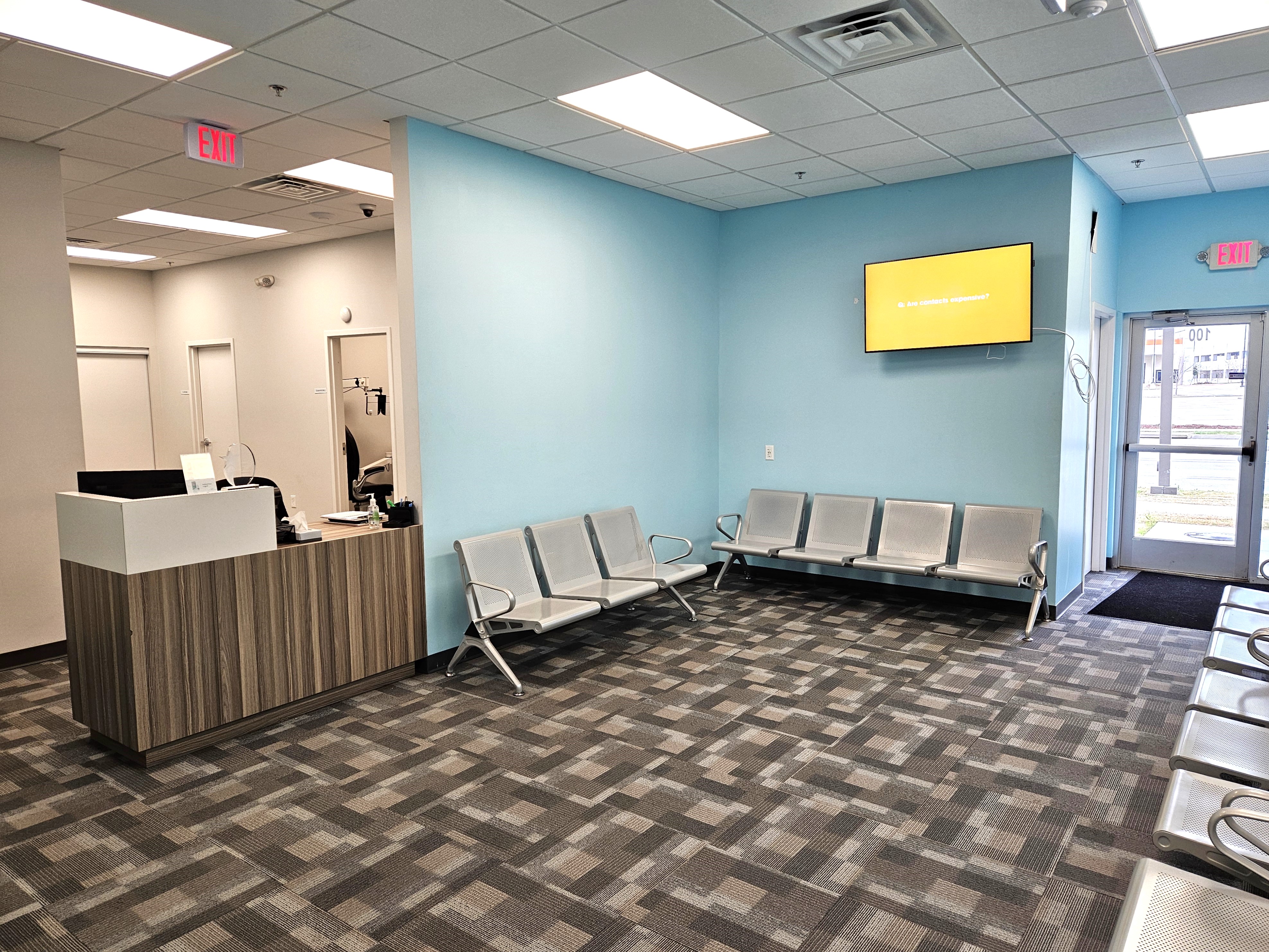 Store Waiting Area at Stanton Optical Store Euless TX 76039