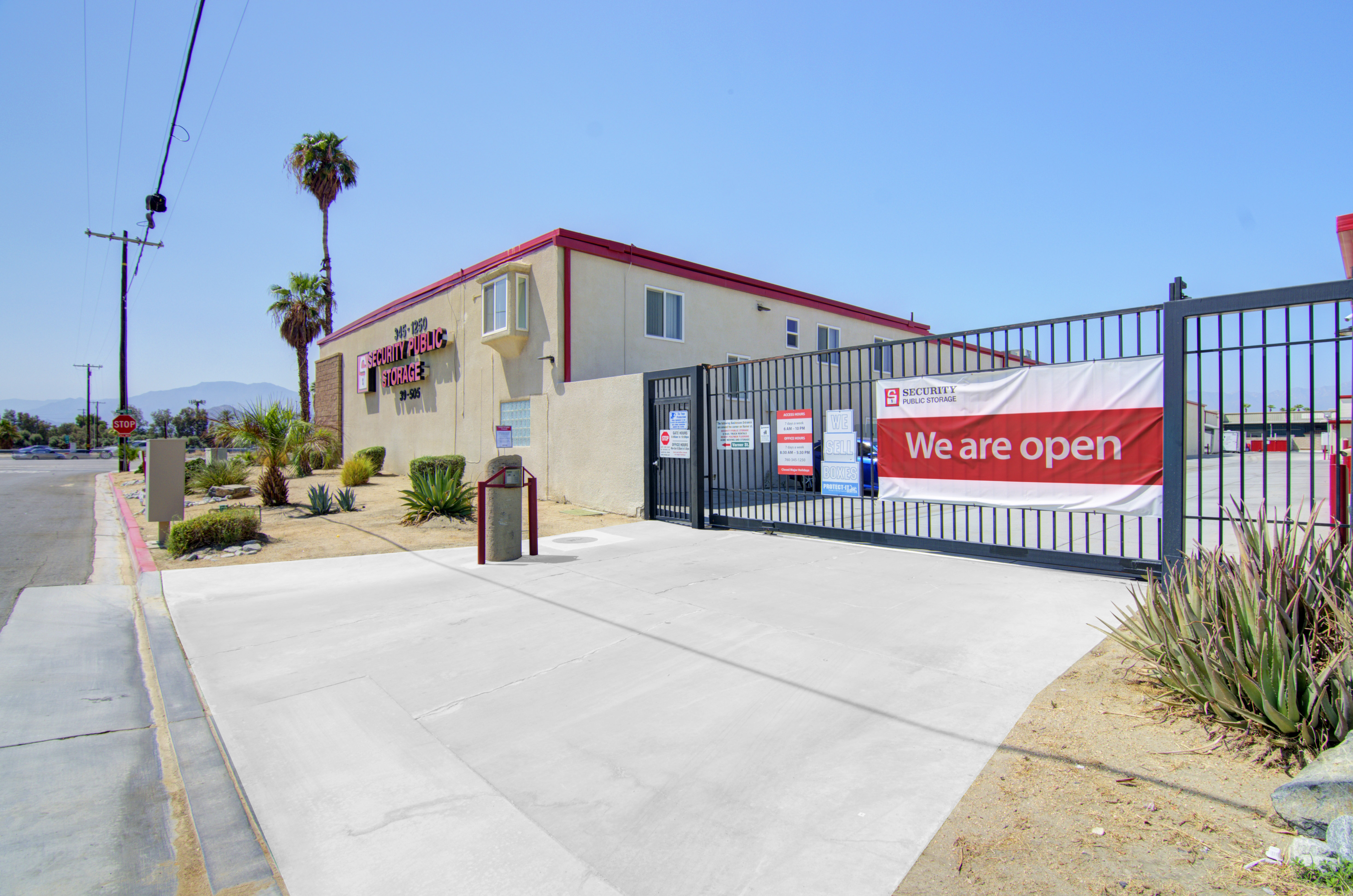 Fully-Gated Storage Facility in Palm Desert, CA.