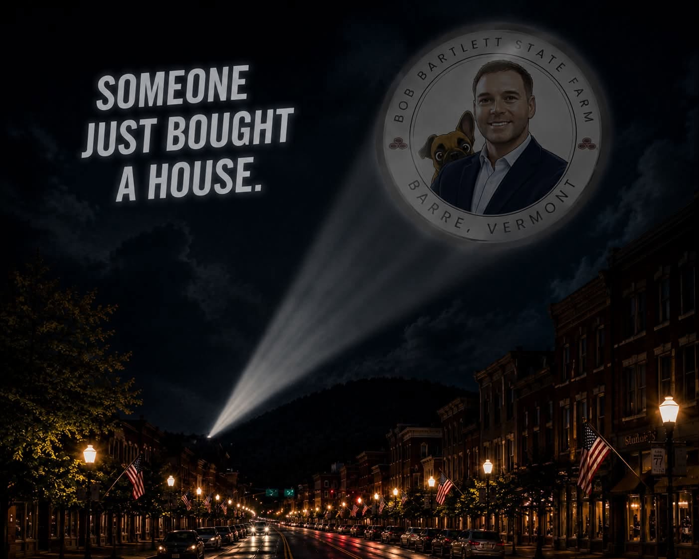 Someone in Barre just bought a home, and Bob Bartlett State Farm is ready to help make the next step feel clear, supported, and coverage-ready.