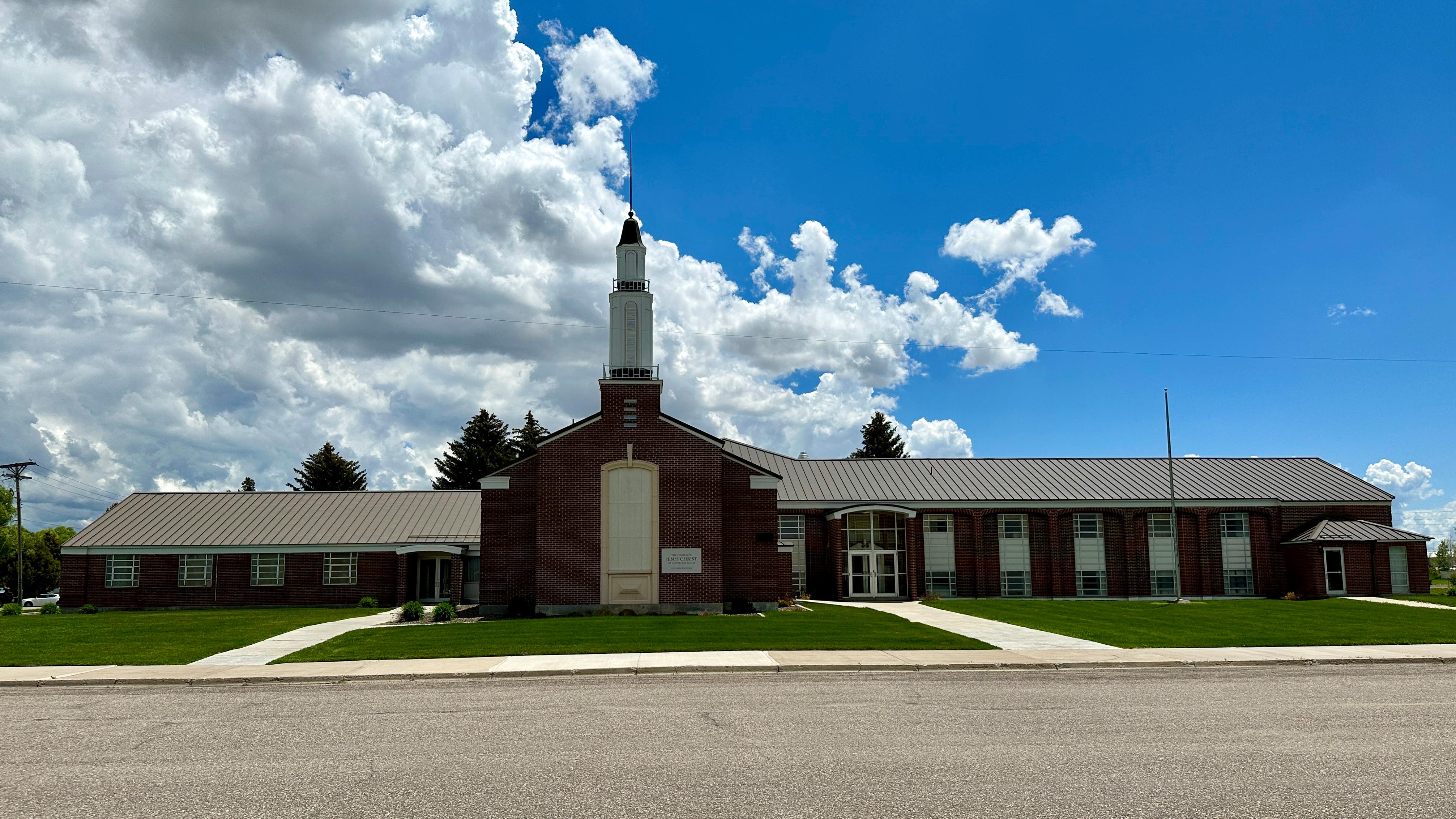 The Bancroft church building in the Grace Idaho Stake in the Church of Jesus Christ of Latter-day Saints.