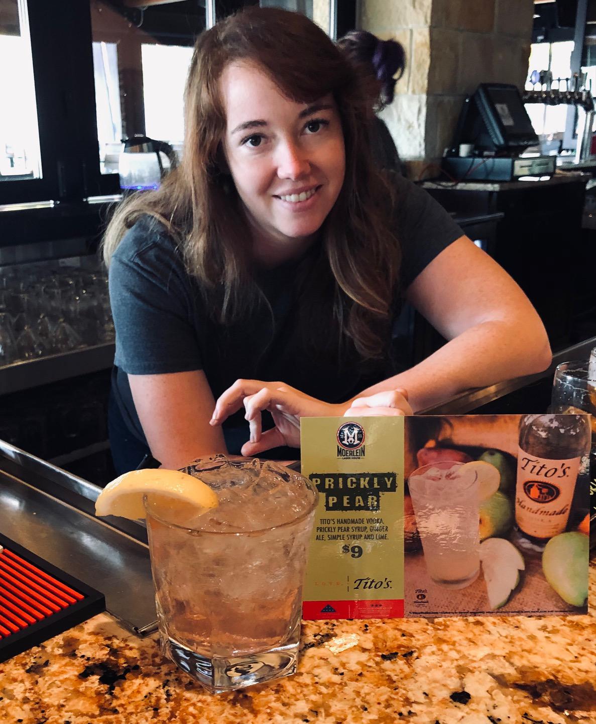 Moerlein guest enjoying cocktails