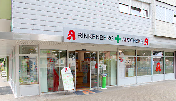 Aussenansicht der Rinkenberg-Apotheke