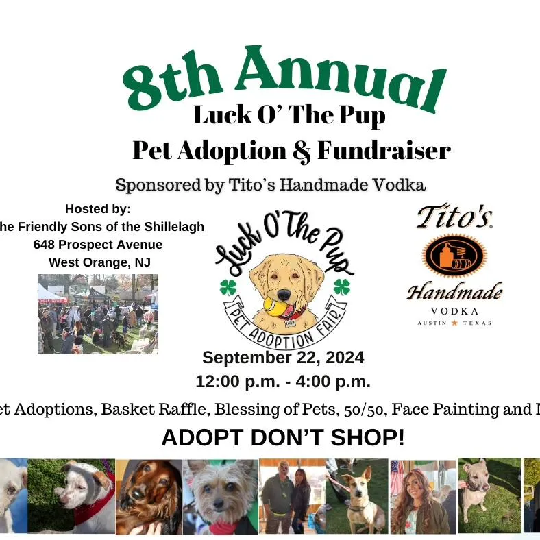 Image of Local Pet Event 8th Annual Luck O' the Pup Pet Adoption & Fundraiser Nearby