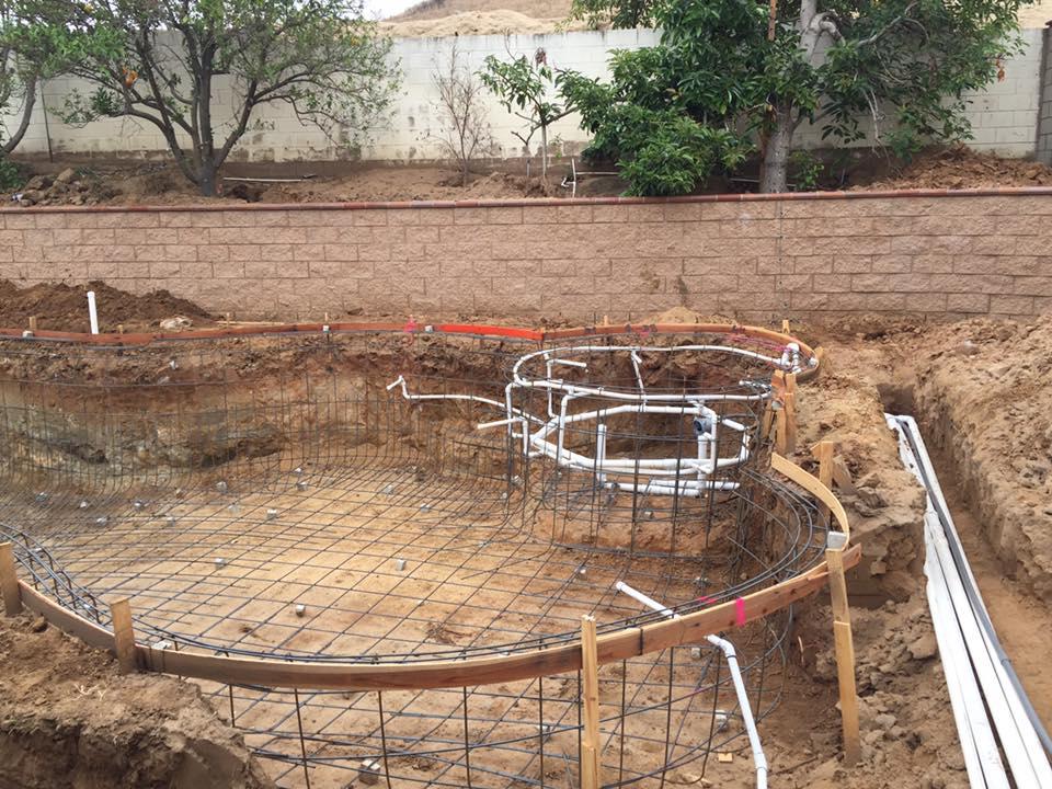 Landau Pool Construction Photo