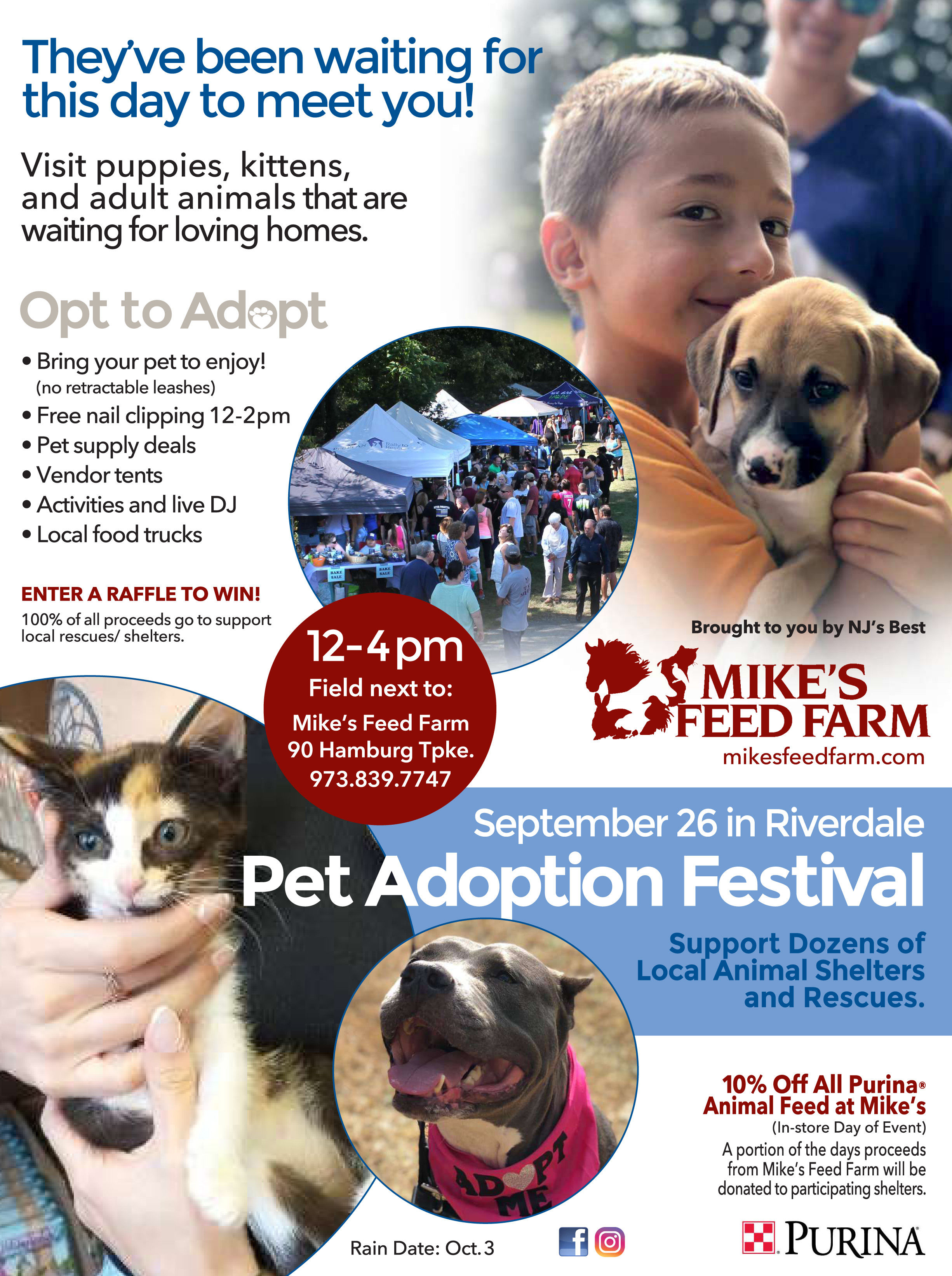 Our Annual Multi Agency Adoption Event Mike's Feed Farm