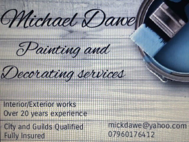 Michael Dawe Painting & Decorating Services Sidcup 07960 176412
