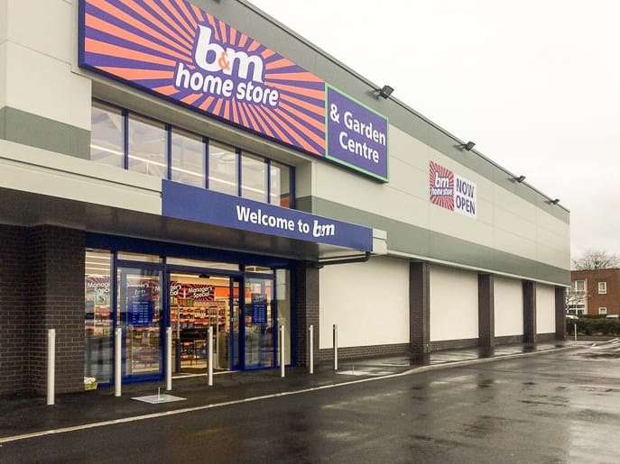 B&M's latest Home Store & Garden Centre in Evesham, located on Worcester Road