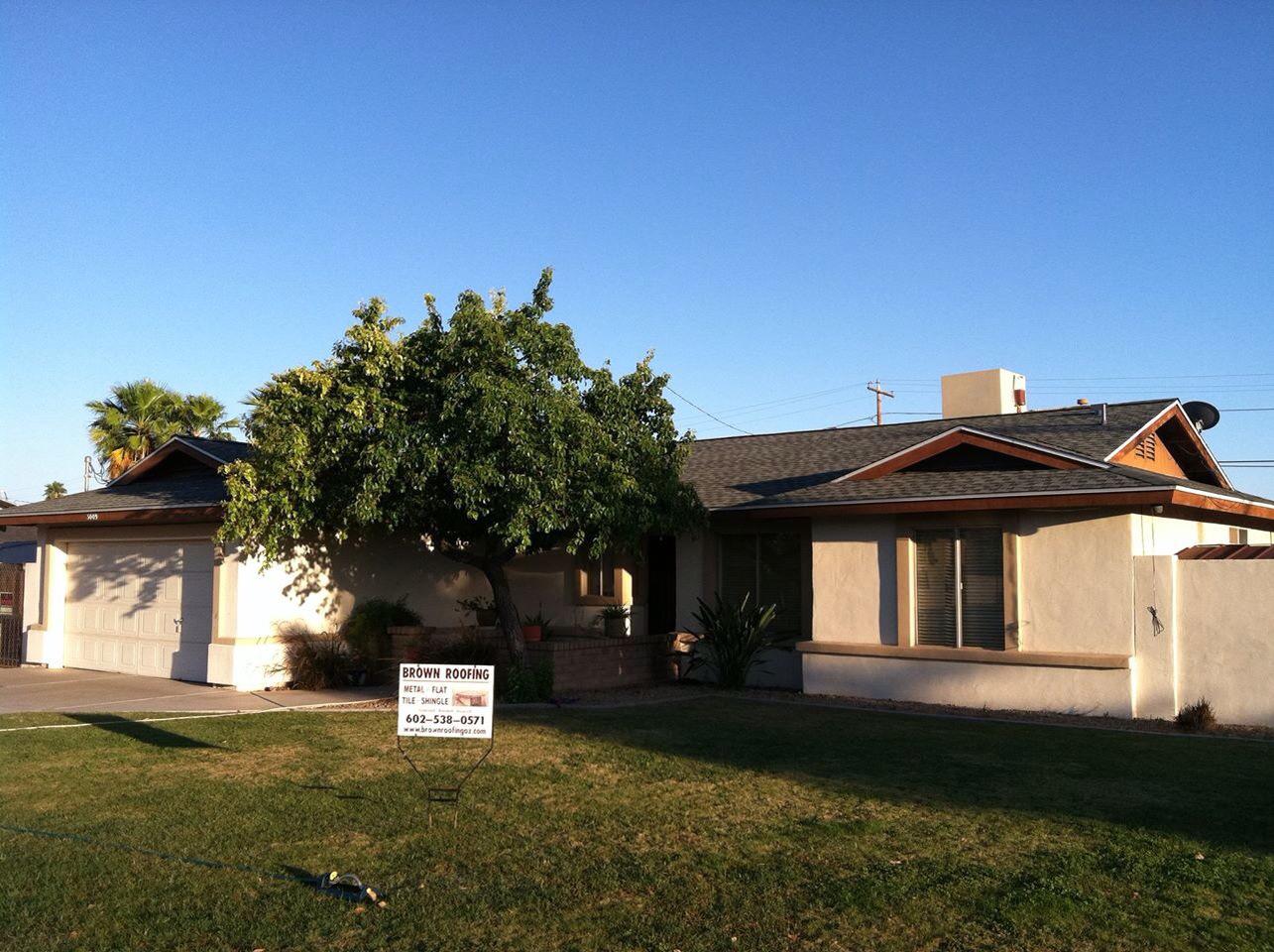 Brown Roofing Photo