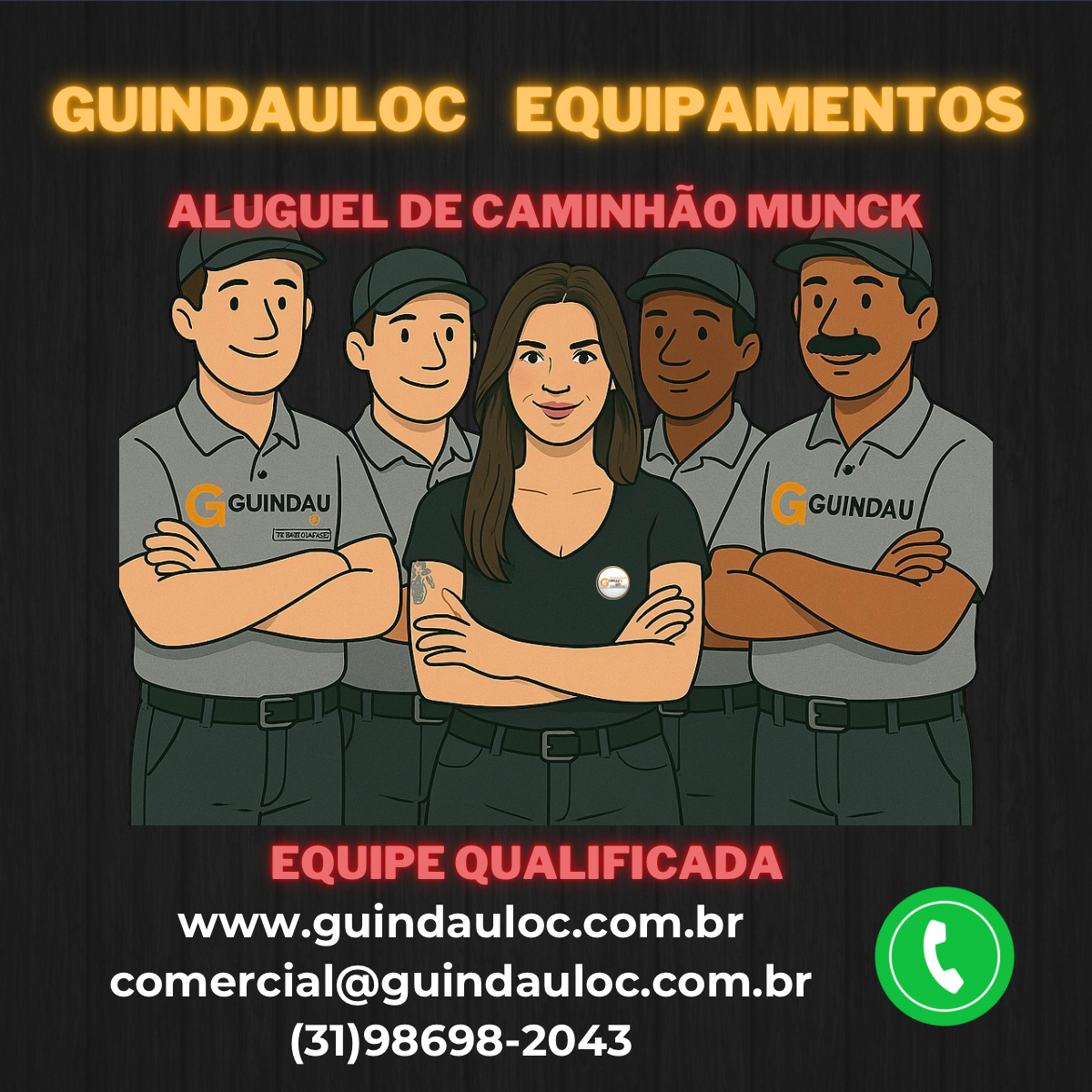 Images Guindauloc - Locação de caminhão munck