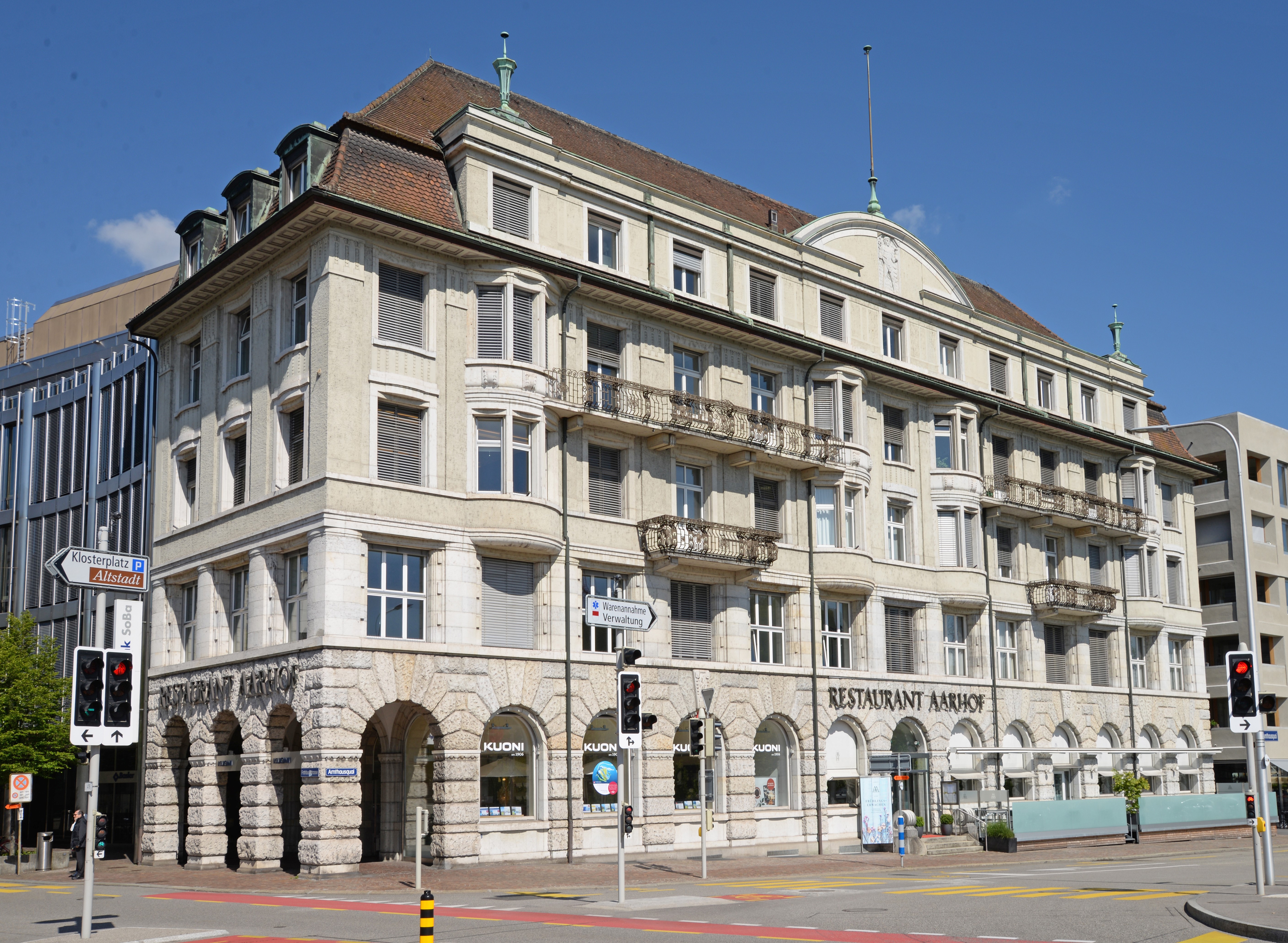 Restaurant Aarhof, Frohburgstrasse 2 in Olten