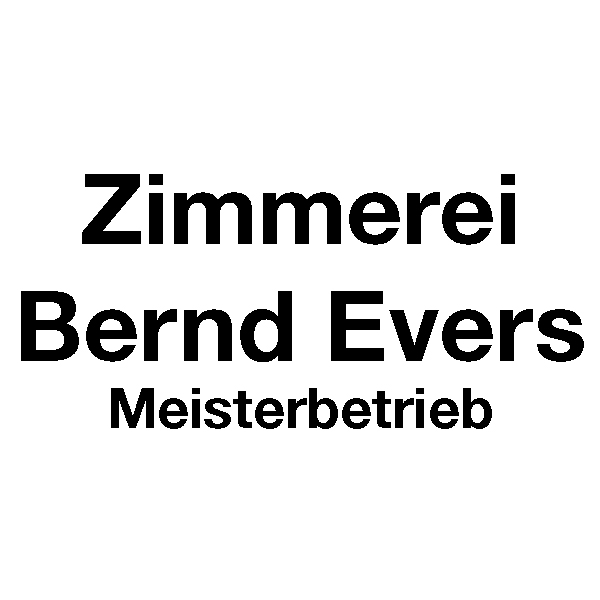 Zimmerei Bernd Evers in Zühlsdorf - Logo
