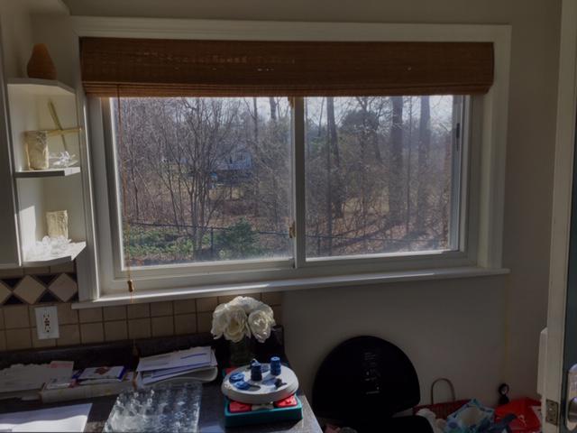 We pride ourselves in offering elegant and unique products to our customers, and these Woven Wood Shades installed in Pleasantville, NY depict our quality and strength perfectly! #BudgetBlindsOssining #WovenWoodShades #ShadesOfBeauty #FreeConsultation #WindowWednesday #PleasantvilleNY