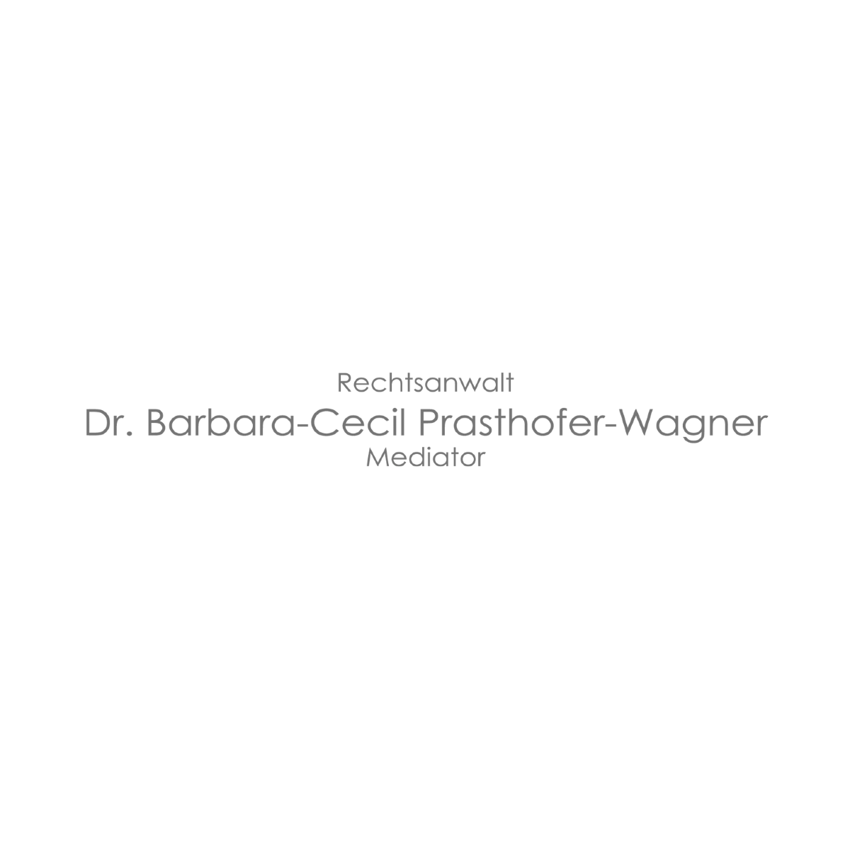 Dr. Barbara-Cecil Prasthofer-Wagner Logo
