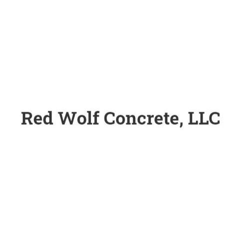 Red Wolf Concrete LLC Logo