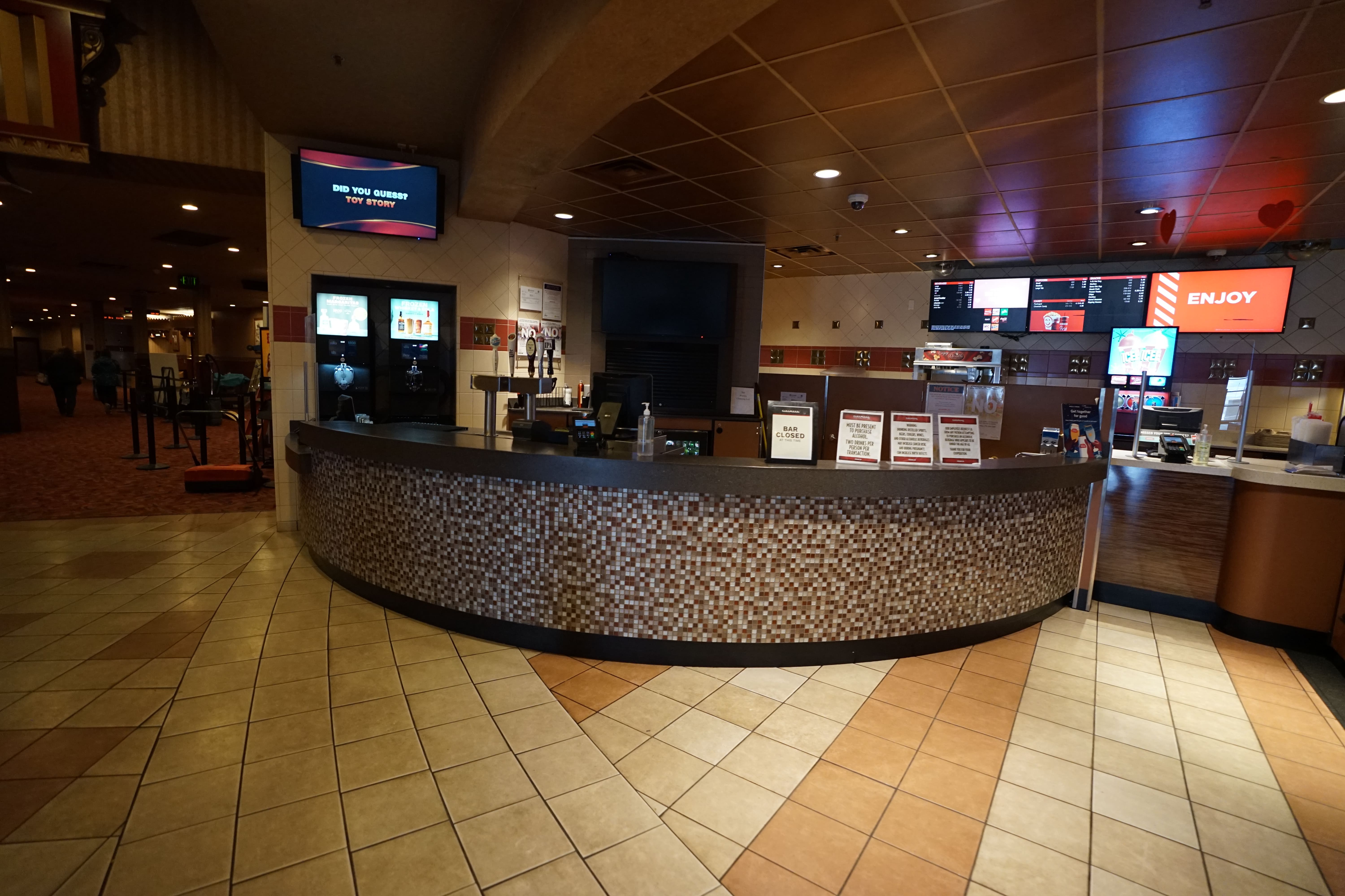 Cinemark 20 and XD Moosic concession bar