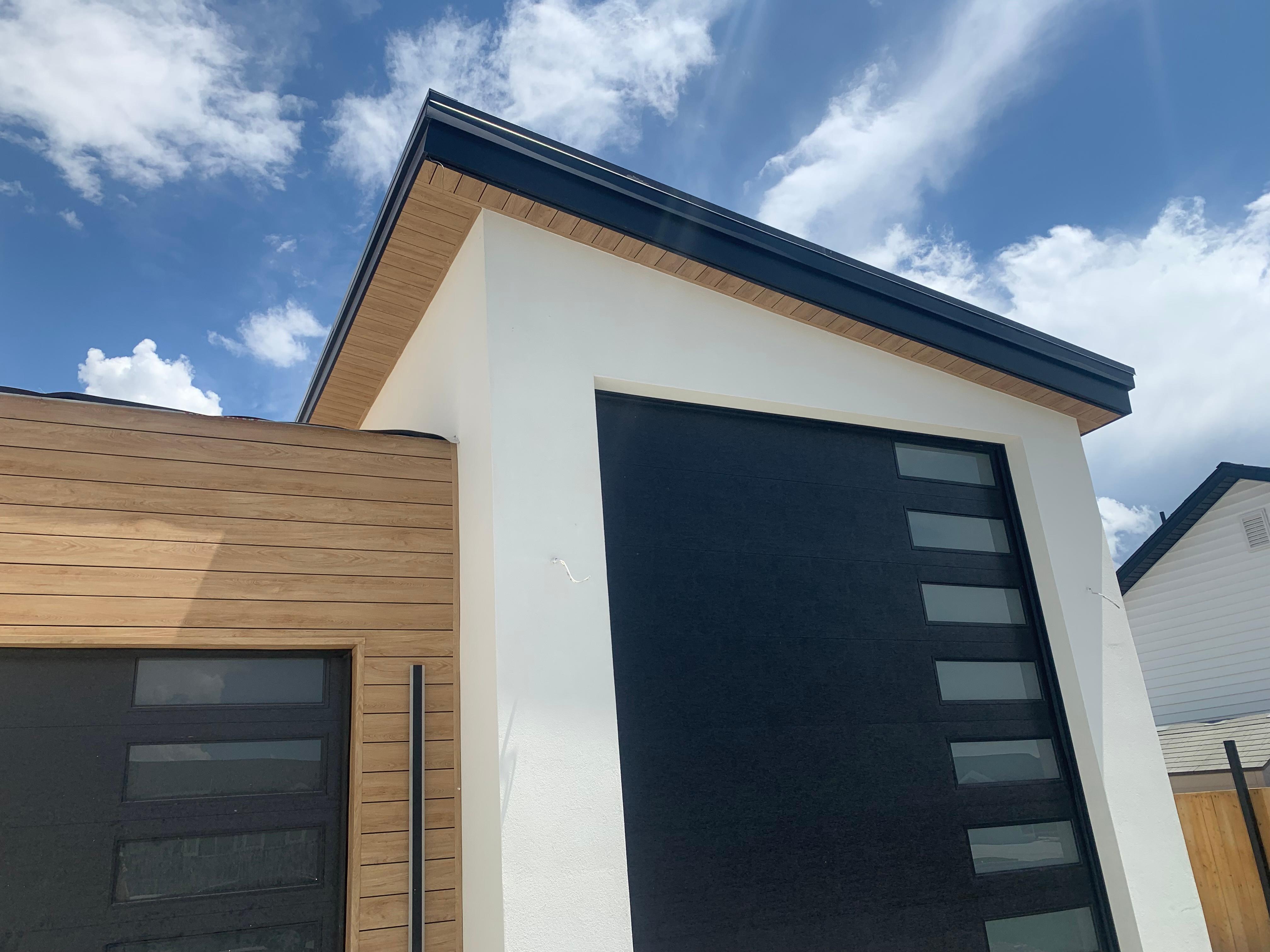 After chamclad siding was added to a home